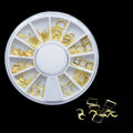 Roulette Déco Or forme vide tube #W22