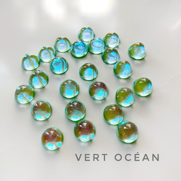 Bijoux de Verre - Rond 10 Pièces