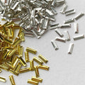 Bijoux - Rectangle Long Or et Argent