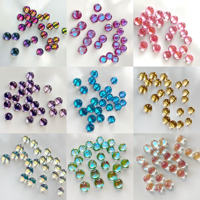 Bijoux de Verre - Rond 10 Pièces