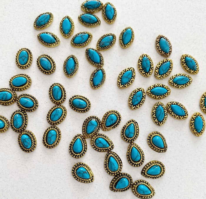 Bijoux - Vintage Série 2 Turquoise Or