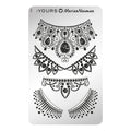 Plaque d'Estampage :Yours loves Marian Newman - Royal
